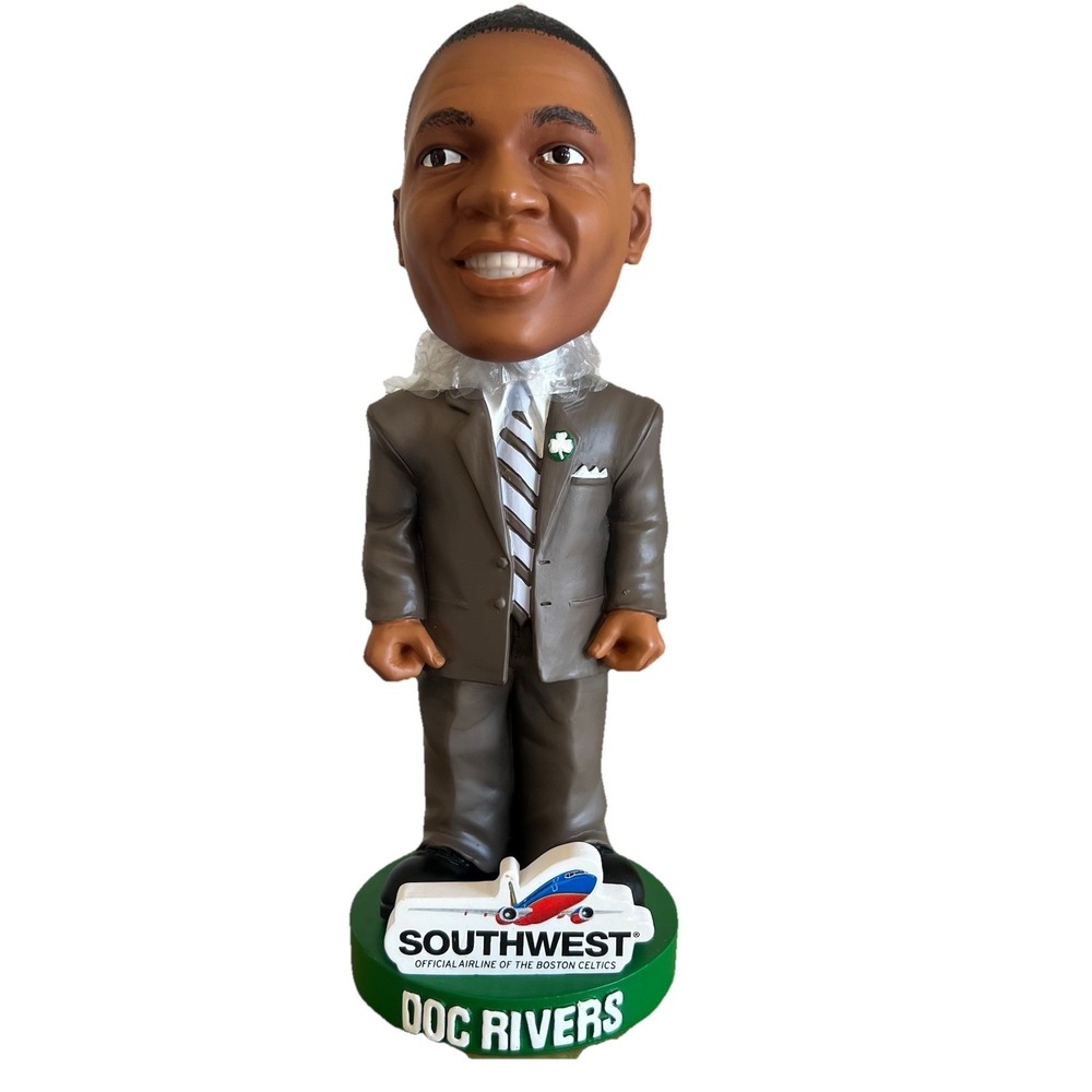 Autographed Doc Rivers 7" Bobblehead Boston Celtics Southwest Airlines‎ Signed